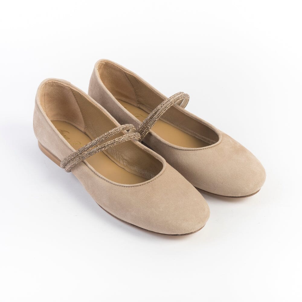 ANNA F. - Mary Jane - 1818 - Camoscio Tortora Scarpe Donna Anna F. 