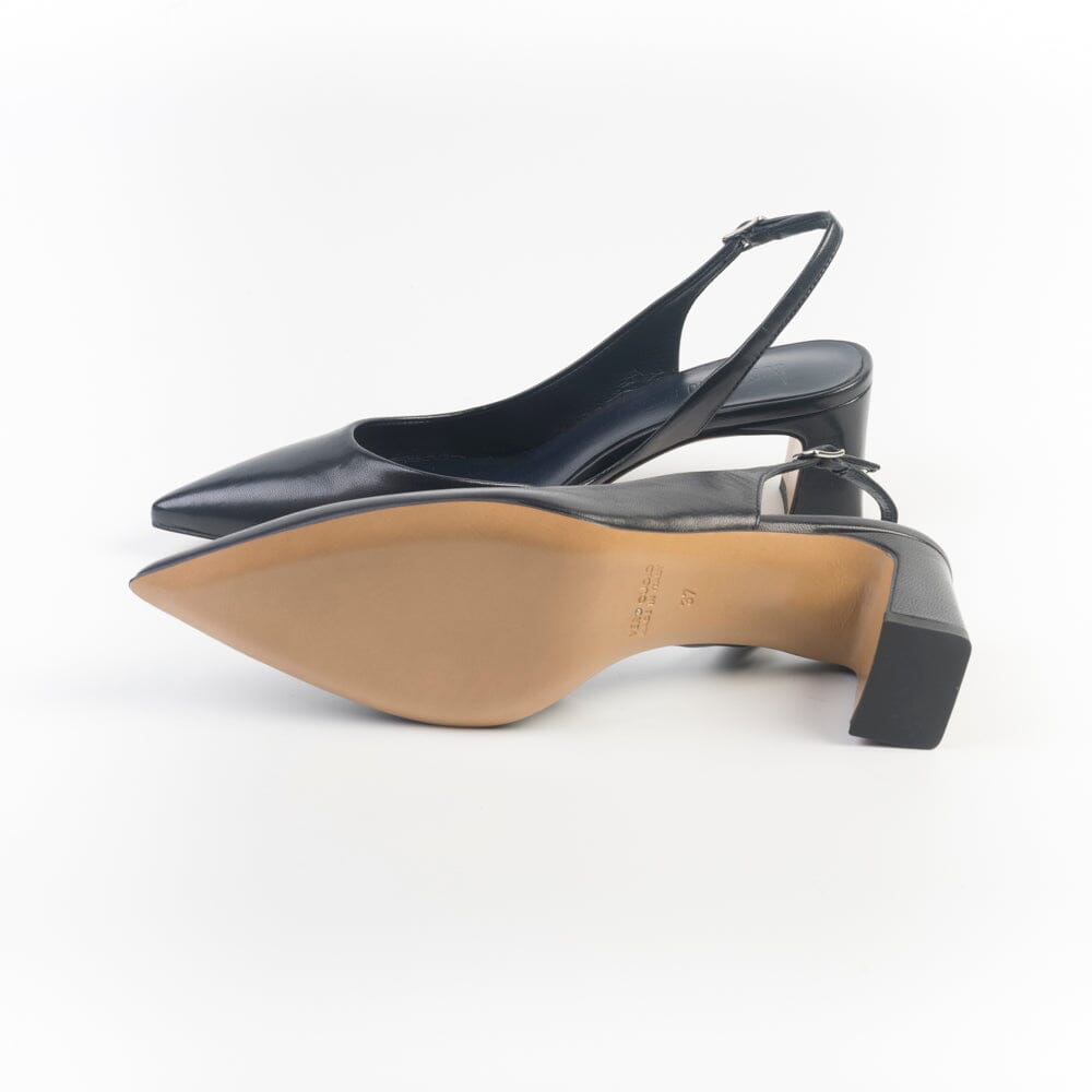 GUGLIELMO ROTTA - Sling Back - Alvin - Nappa Blu Scarpe Donna GUGLIELMO ROTTA 