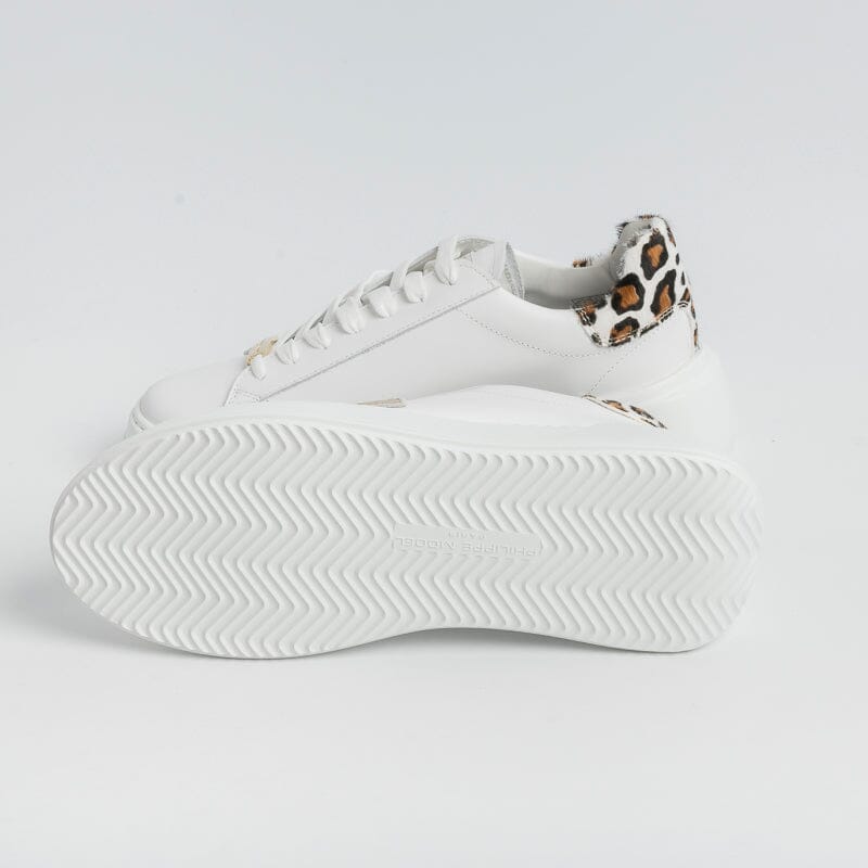 PHILIPPE MODEL - Sneakers BJLD VA01 - Tres Temple - Bianco Animalier Scarpe Donna Philippe Model Paris 