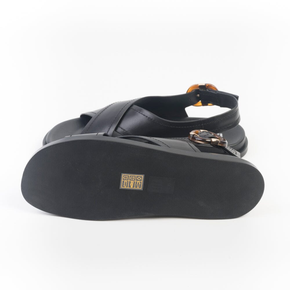 BIBI LOU - Sandali bassi - 606 - Nora - Nero Scarpe Donna BIBI LOU 