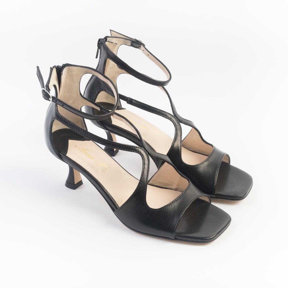 ANNA F. - Sandali con Tacco - 3813 - Nero Scarpe Donna Anna F. 