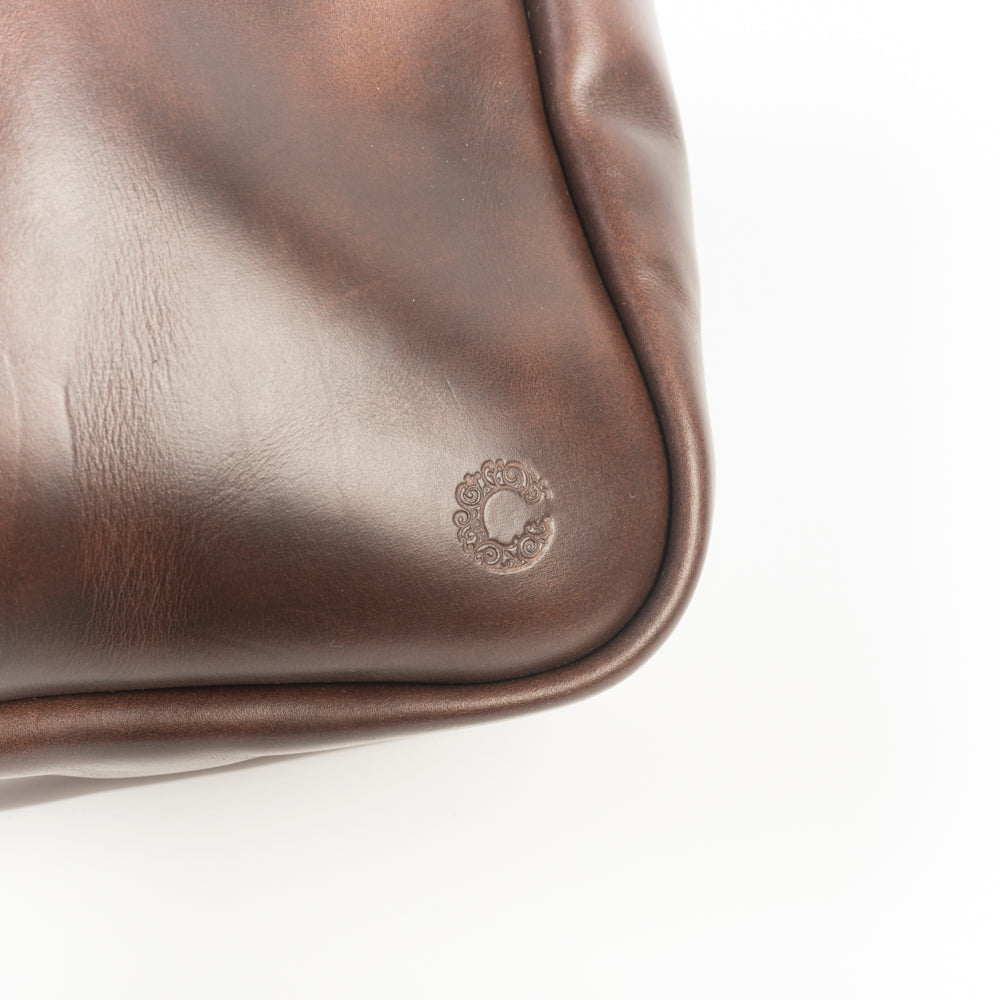 CROOTS ENGLAND  - BORSA FIELD TOTE CXL01 - Horween Dark Brown