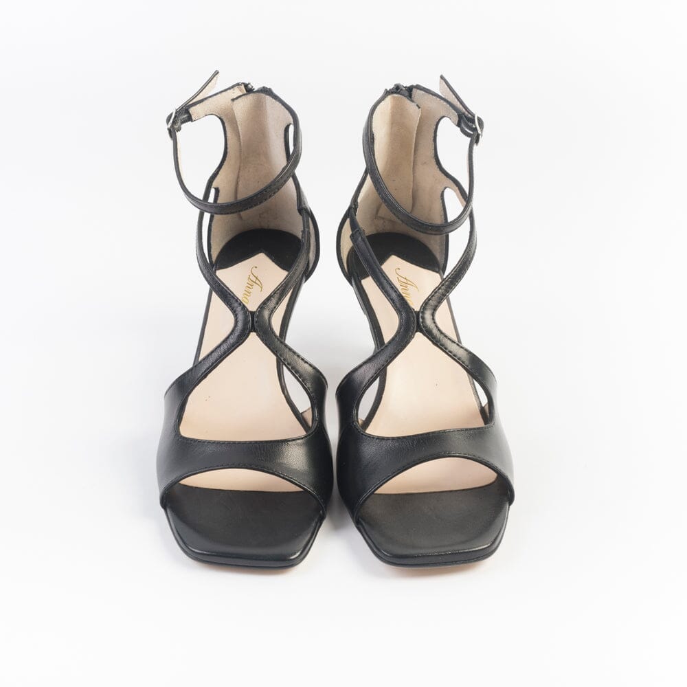 ANNA F. - Sandali con Tacco - 3813 - Nero Scarpe Donna Anna F. 