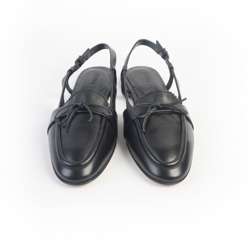 POMME D'OR - Sling Back 1233 - Pelle Nero