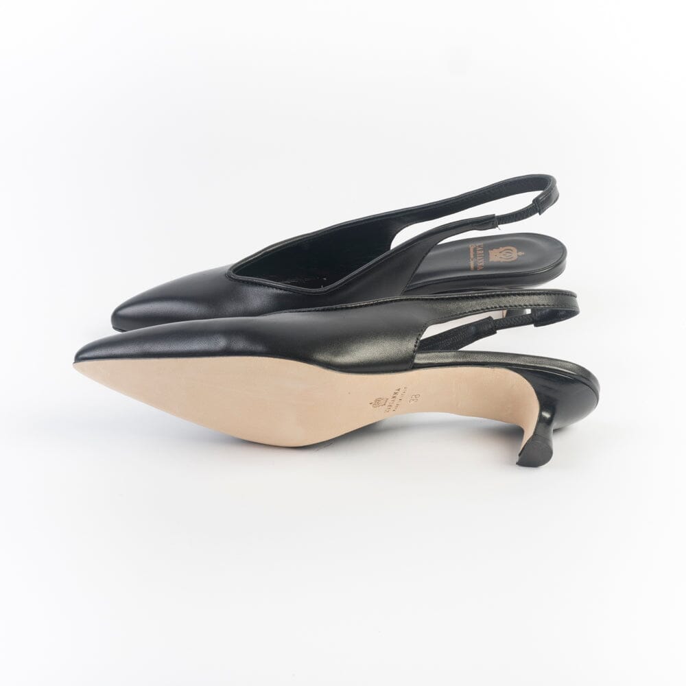 L' ARIANNA - Sling Back - CH2529 - Nero Scarpe Donna L'Arianna 