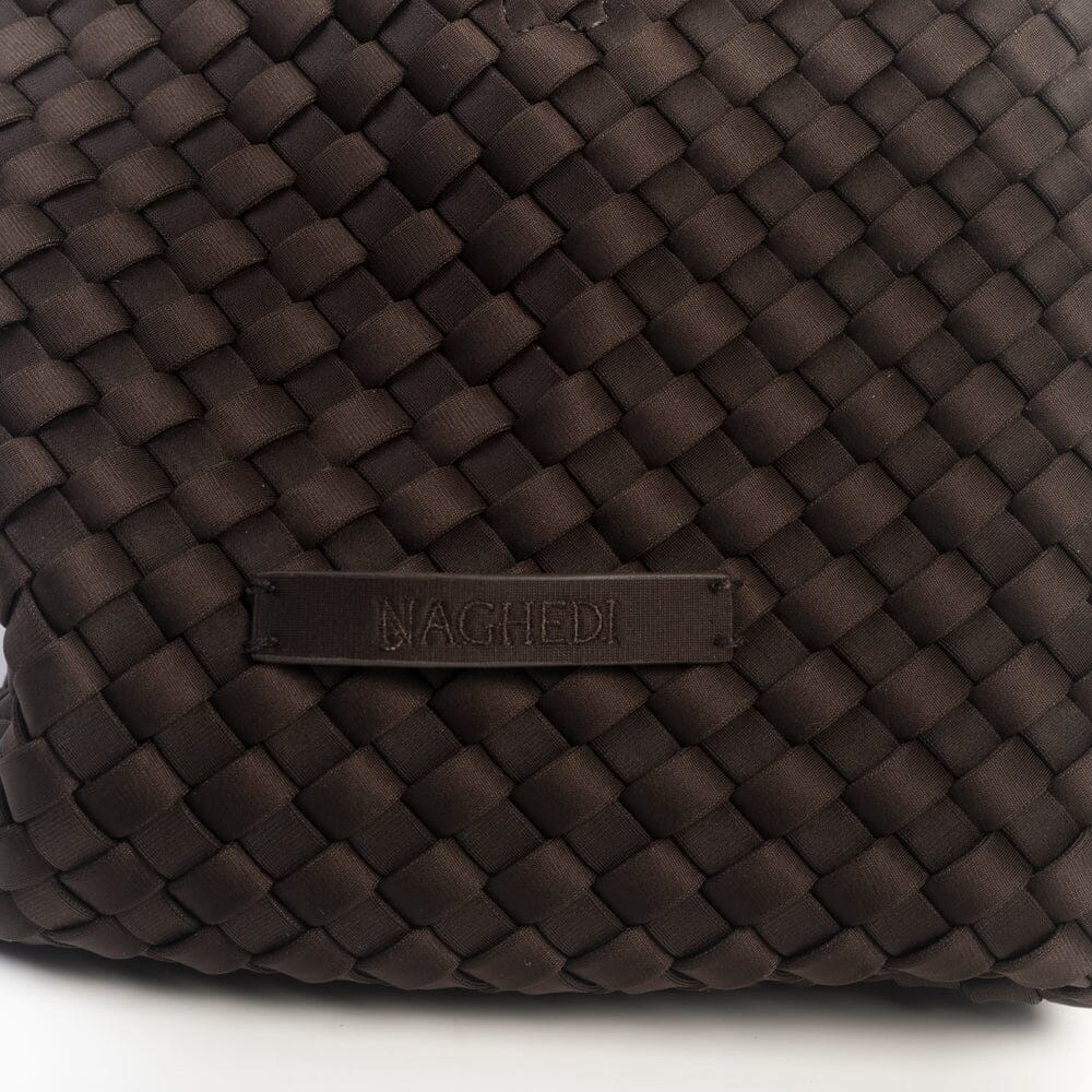 NAGHEDI - Borsa a mano - St barth Small Tote - Cioccolato Borse NAGHEDI 