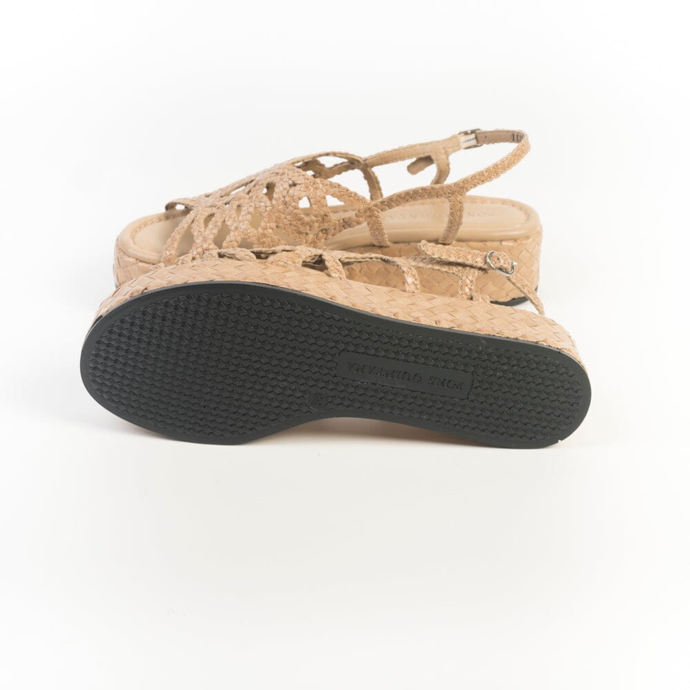 PONS QUINTANA - Sandali Zeppa - FORLI 11252 - Taupe Scarpe Donna PONS QUINTANA 