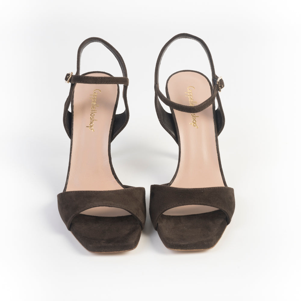 CappellettoShop - Sandali con Tacco - Xara5 - Testa di Moro