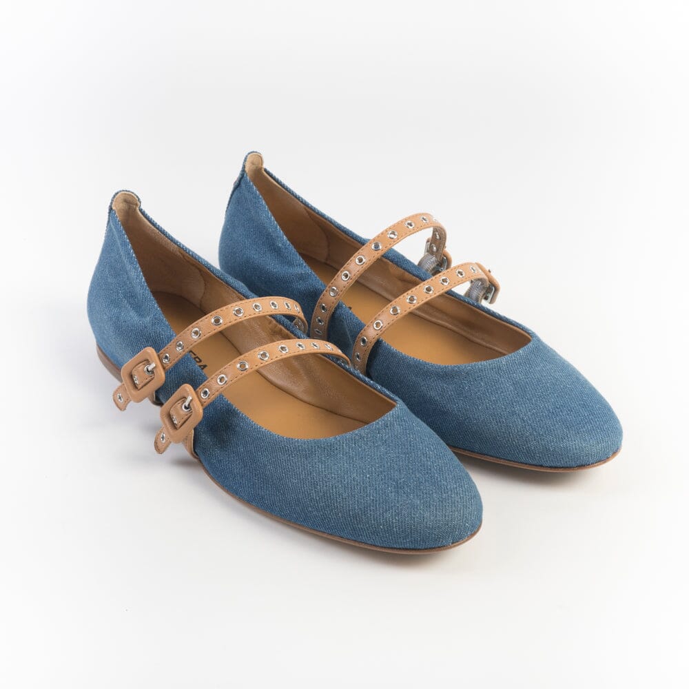 HALMANERA - Mary Jane - Dodo 34 - Denim Scarpe Donna HALMANERA 