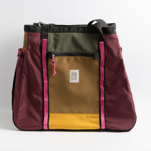 TOPO DESIGN - Travel Bag -Mountain Gear Bag -Burgundy Khaki