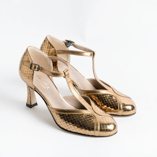 CHEVILLE - Pumps - Rose - Laminate Bronze Women's Shoes CHEVILLE