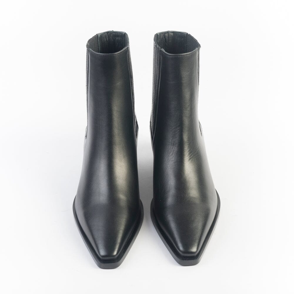 CAPPELLETTOSHOP - Stivaletto Texano - Kira 1 - Nero Scarpe Donna CAPPELLETTO 1948 