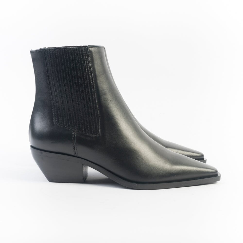 CAPPELLETTOSHOP - Stivaletto Texano - Kira 1 - Nero Scarpe Donna CAPPELLETTO 1948 