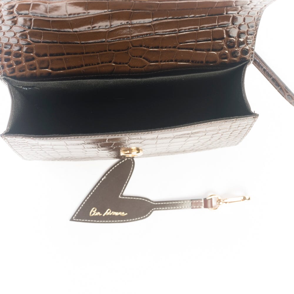 MOULIEBRE - Borsa a tracolla - Vanessa - Cocco Brown Borse MOULIEBRE 