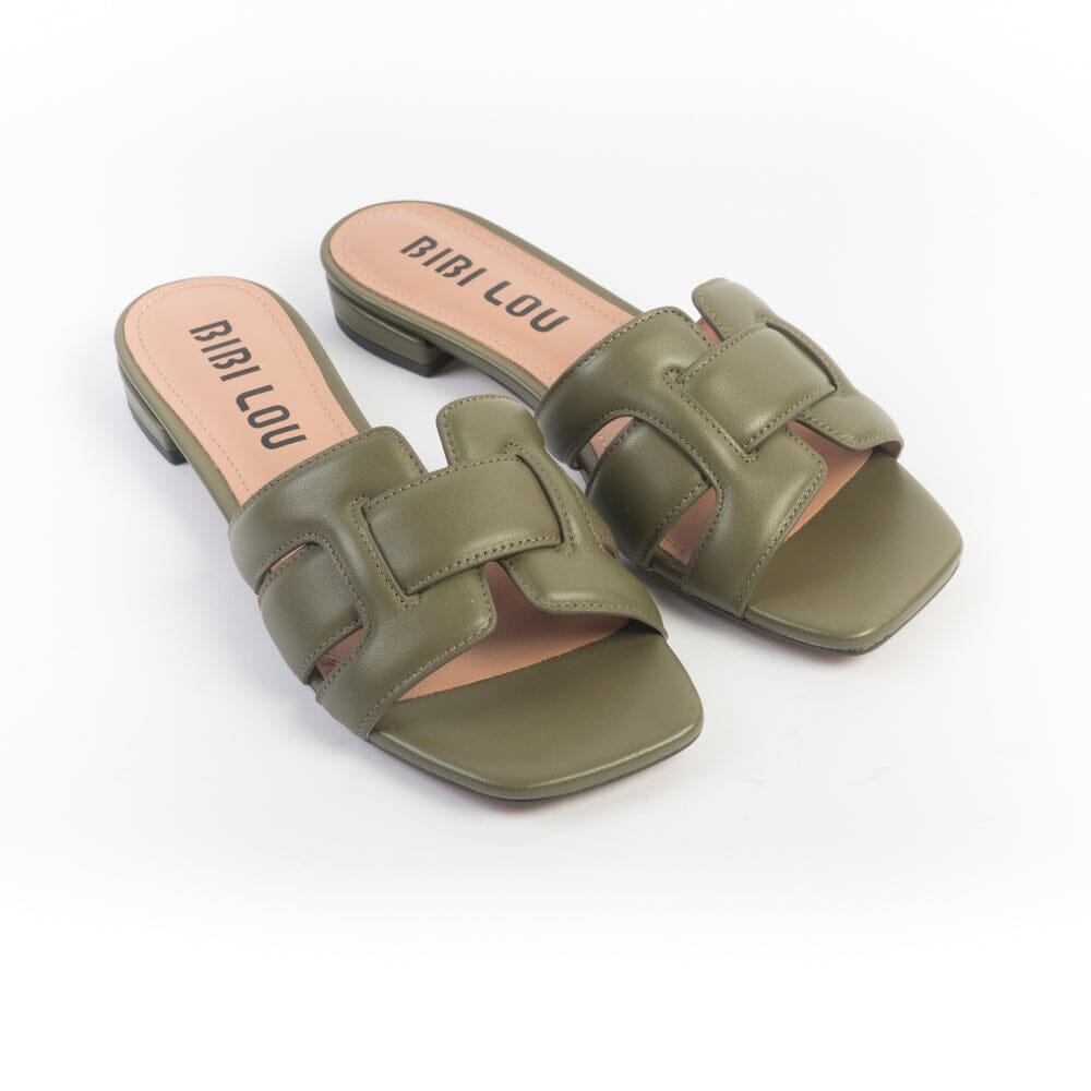 BIBI LOU - Mules - 760Z10 - Verde Kaki Scarpe Donna BIBI LOU 