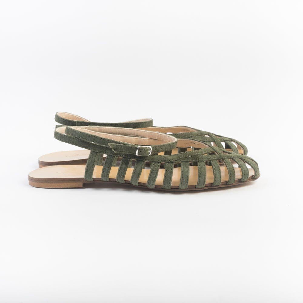 ANNA F. - Sandali 513 - Camoscio Militare Scarpe Donna Anna F. 