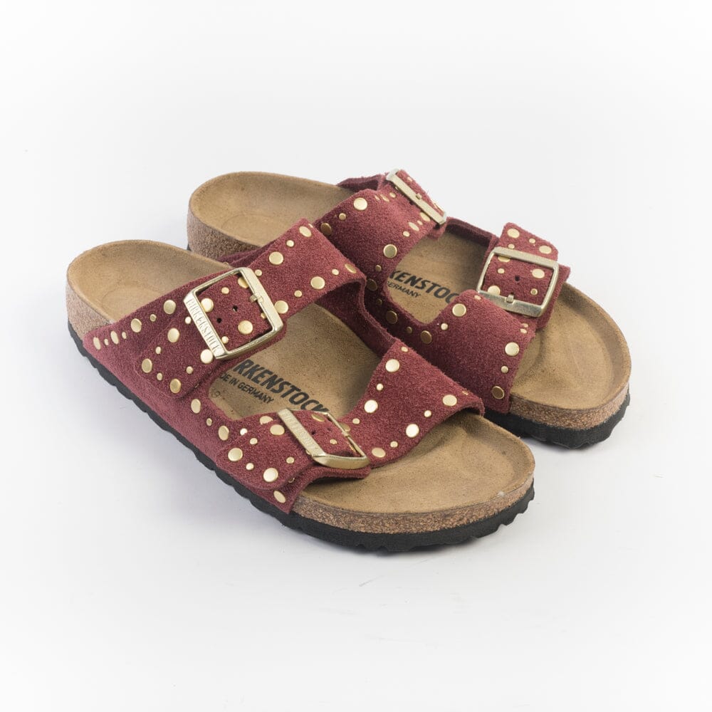 BIRKENSTOCK - Sandali bassi 1030463- Arizona BS - Rivetti Bordeaux Scarpe Donna BIRKENSTOCK 