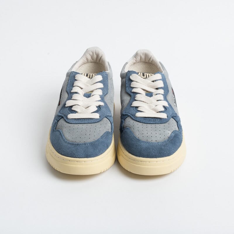 AUTRY - AULW SS18 -Sneakers LOW WOM LEAT - Grigio Blu Scarpe Donna AUTRY - Collezione donna 