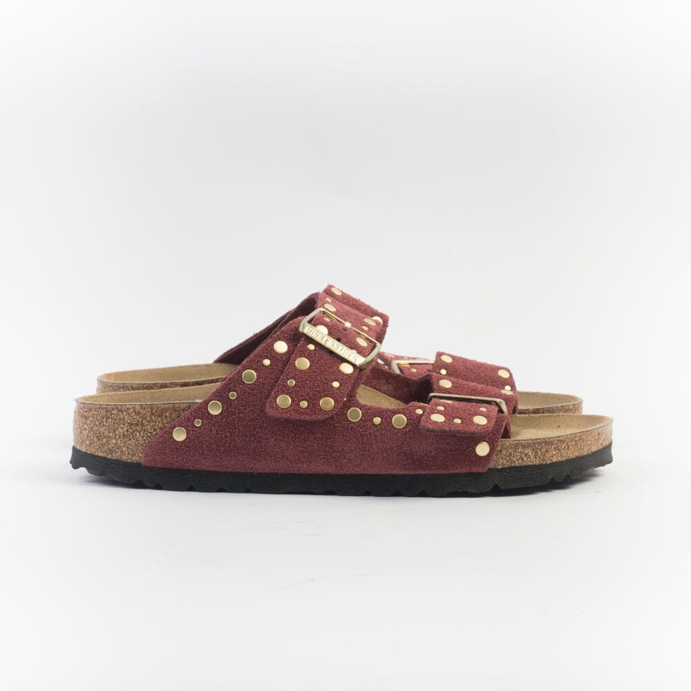BIRKENSTOCK - Sandali bassi 1030463- Arizona BS - Rivetti Bordeaux Scarpe Donna BIRKENSTOCK 