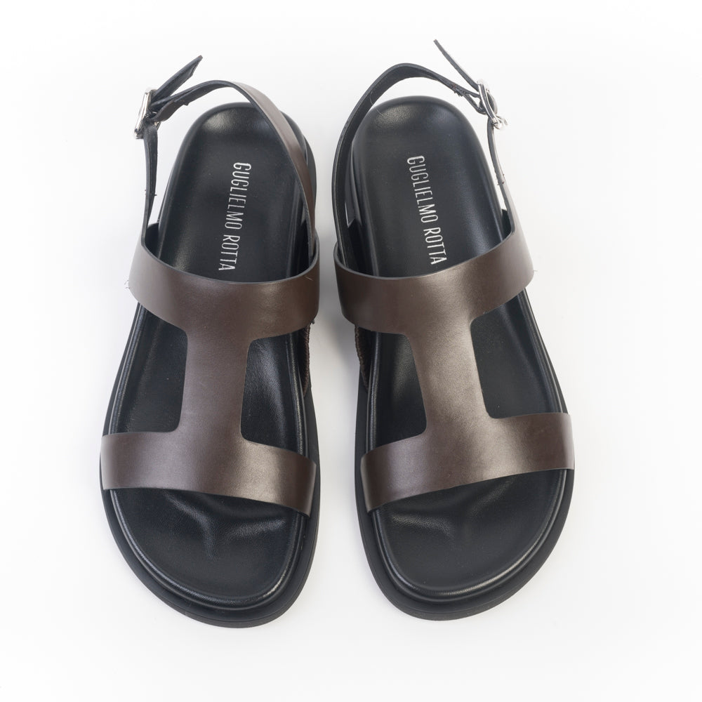 GUGLIELMO ROTTA - Sandali bassi - Tifaine Ranch- 7579 - Choco