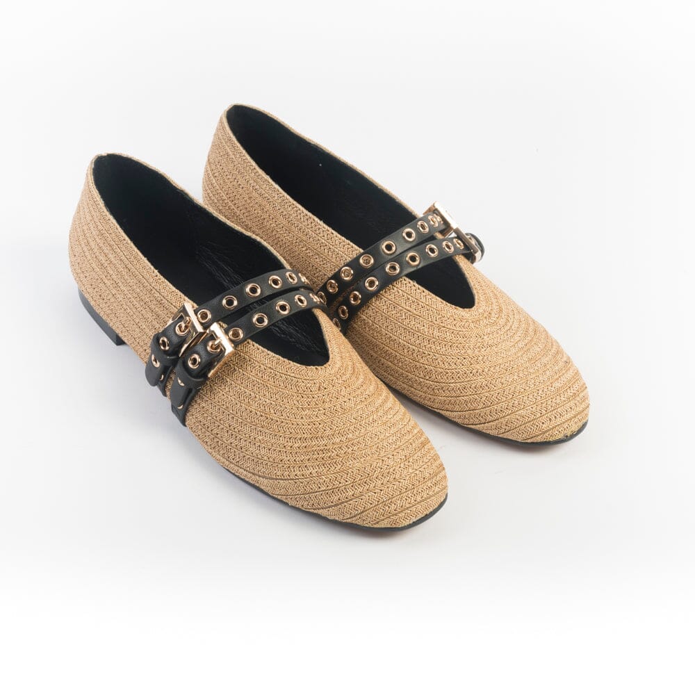 BIBI LOU - Mary Jane - 518Z69 - Raffia Naturale Scarpe Donna BIBI LOU 