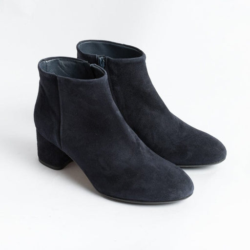 ANNA F - Ankle boot - 9787 - Blue Suede Women's Shoes Anna F.