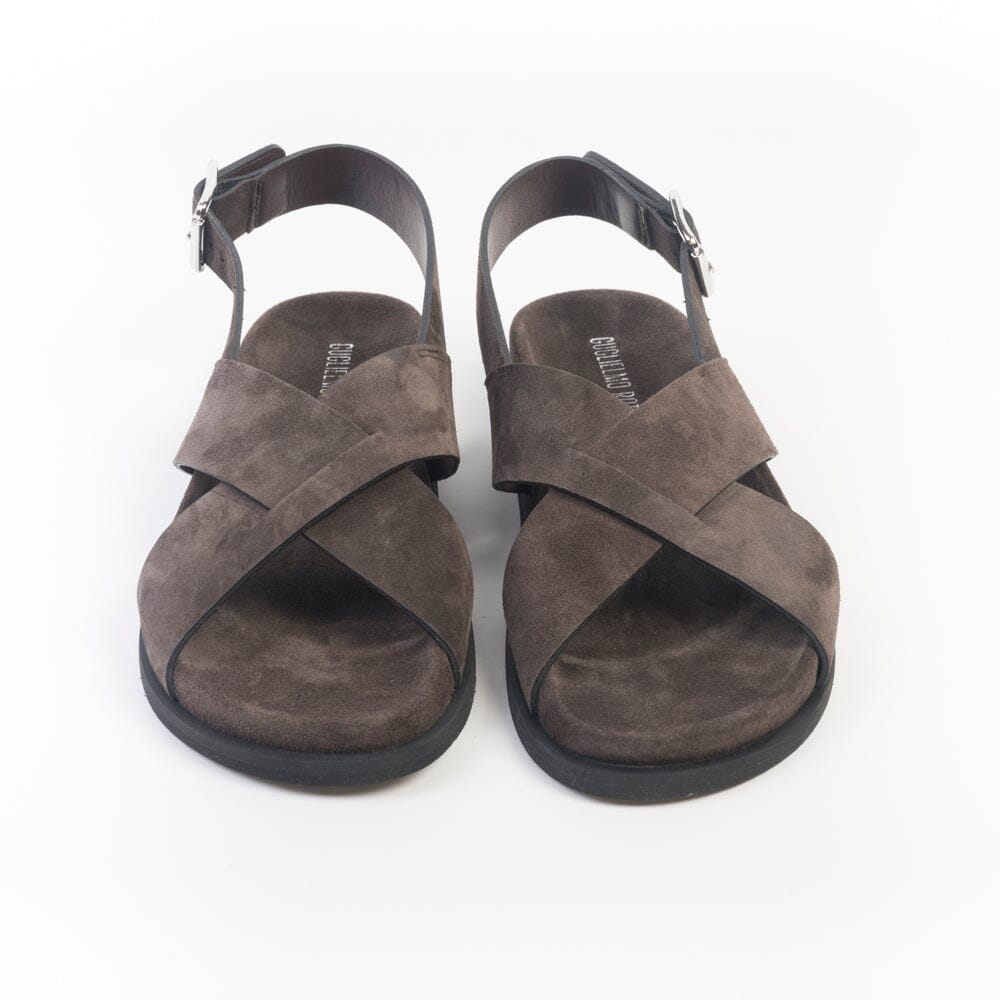 GUGLIELMO ROTTA - Sandali bassi - Twill Velour - 7578 - Ebony Scarpe Donna GUGLIELMO ROTTA 