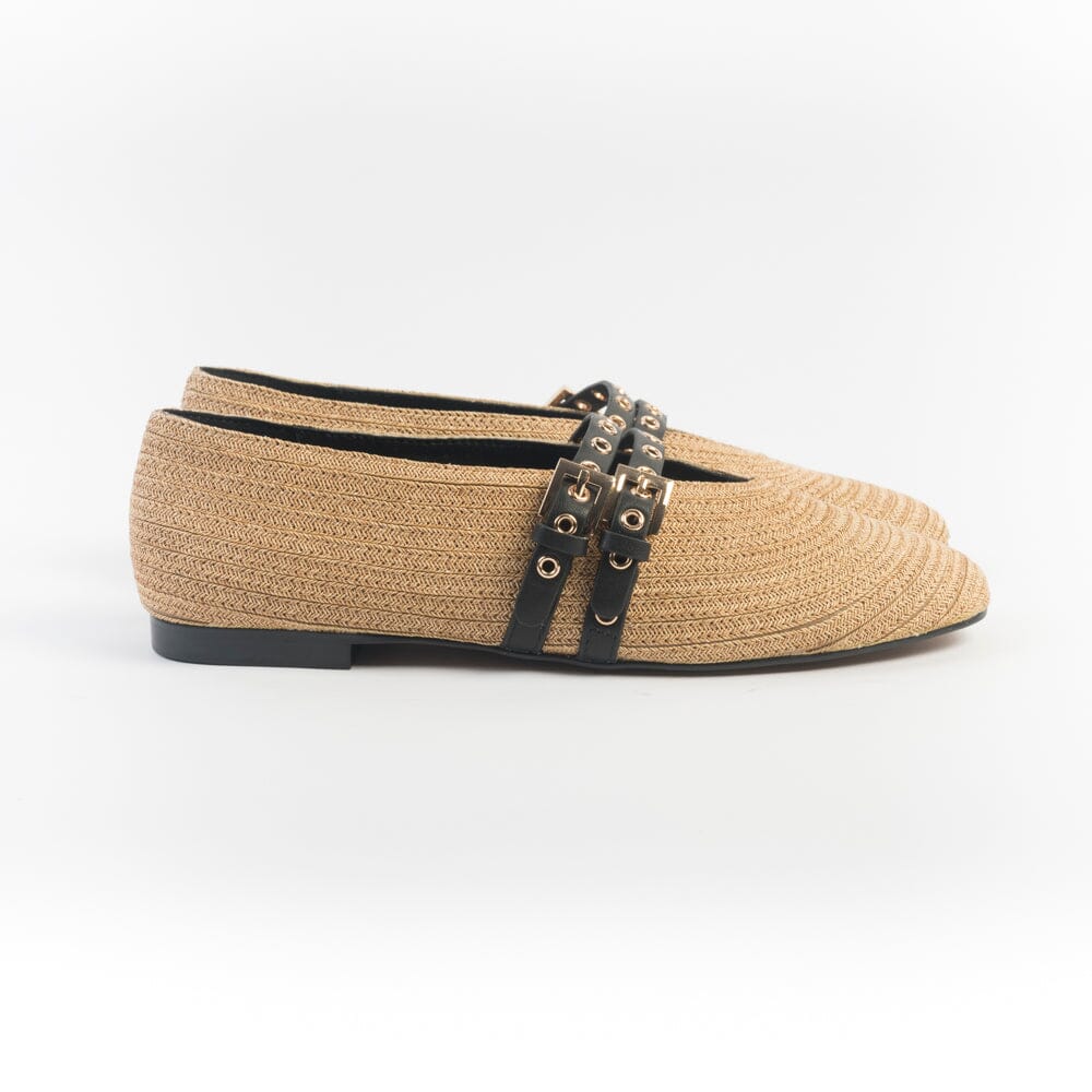 BIBI LOU - Mary Jane - 518Z69 - Raffia Naturale Scarpe Donna BIBI LOU 