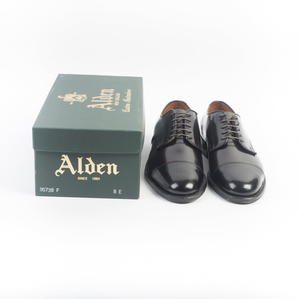 ALDEN - Derby 95738F - Cordovan Burgundy Sfoderata Scarpe Uomo Alden 