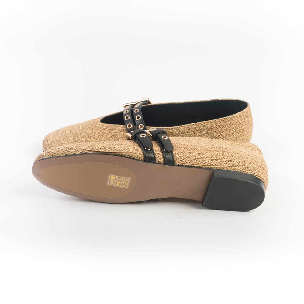 BIBI LOU - Mary Jane - 518Z69 - Raffia Naturale Scarpe Donna BIBI LOU 