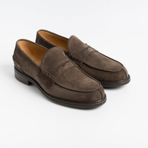 BERWICK 1707 - 11053 - Moccasin - Dark Brown Suede Men's Shoes Berwick 1707