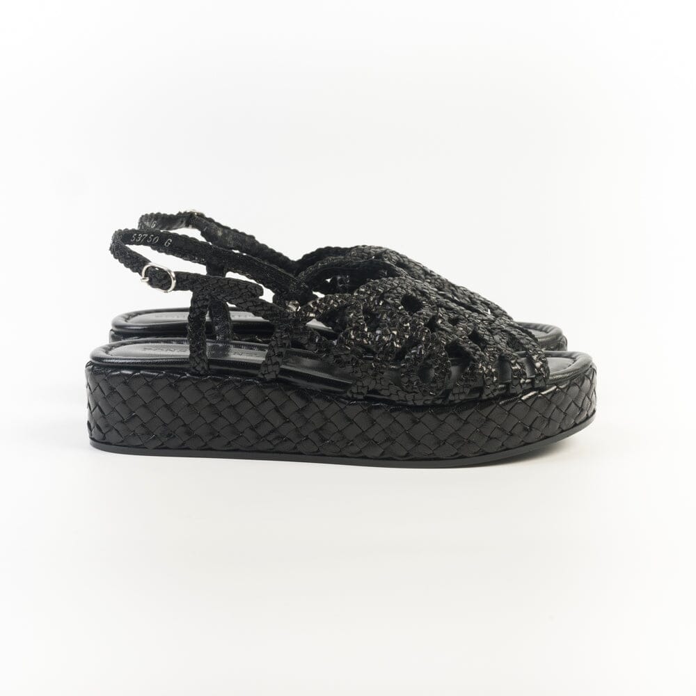 PONS QUINTANA - Sandali Zeppa - FORLI 11252 - Nero Scarpe Donna PONS QUINTANA 