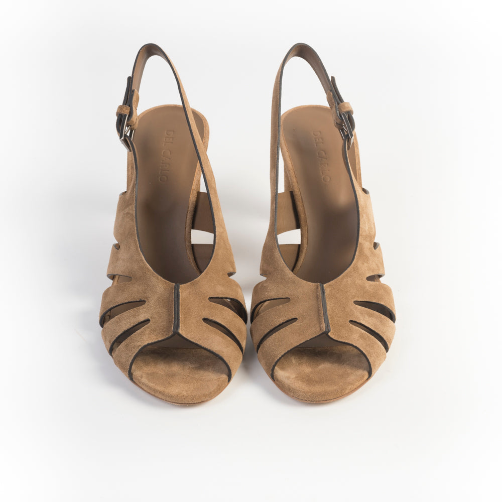 DEL CARLO -  Sandali con Tacco  - 11923 - Metis - Camoscio Noce