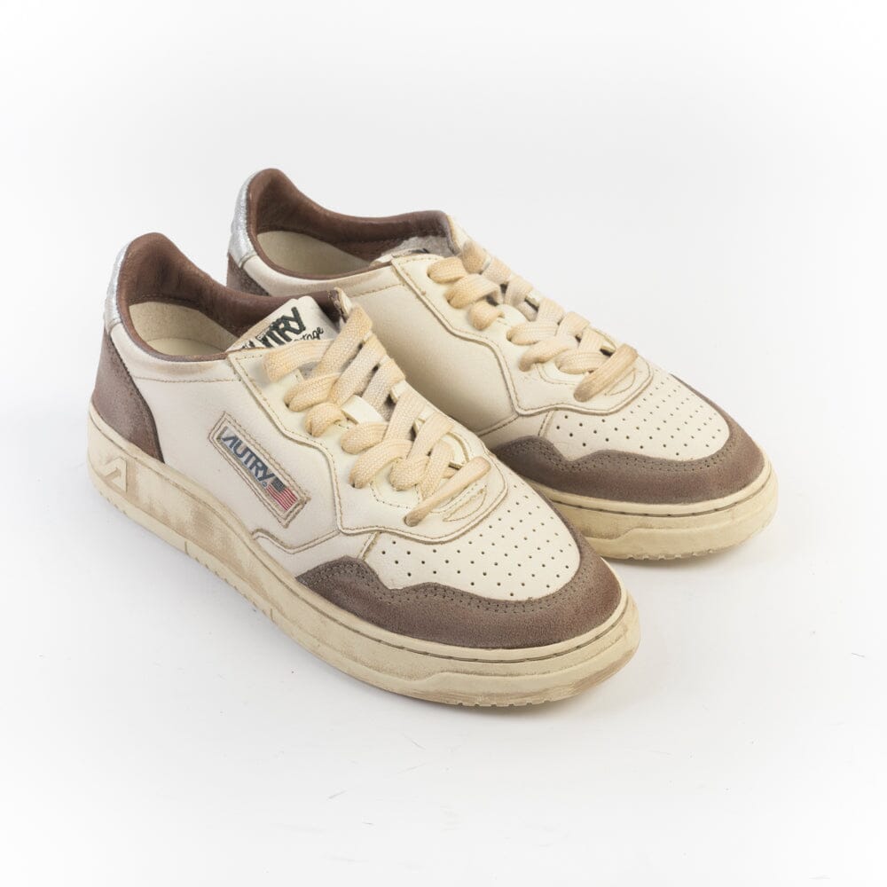 AUTRY - AVLW LS09 - Sneakers - Vintage Edition - Marrone Argento Scarpe Donna AUTRY - Collezione donna 
