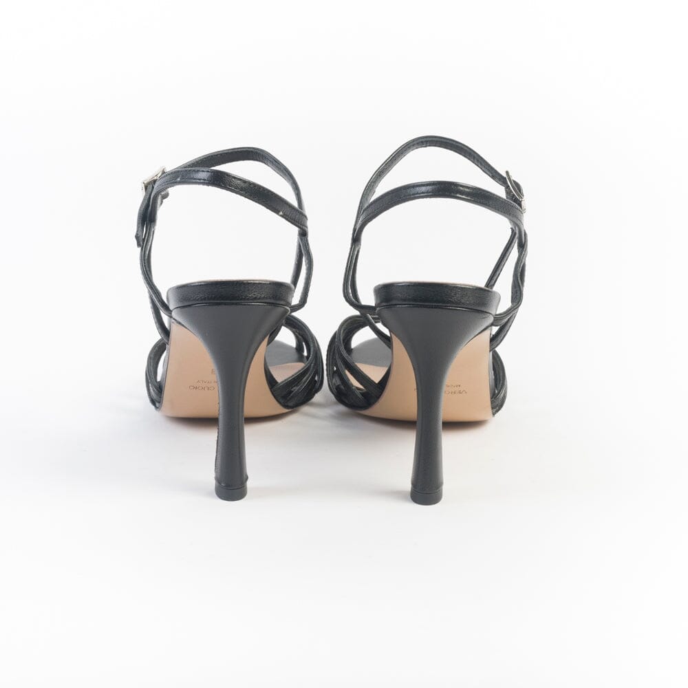 CappellettoShop - Sandali con Tacco - Serena9 - Nero Scarpe Donna CAPPELLETTO 1948 