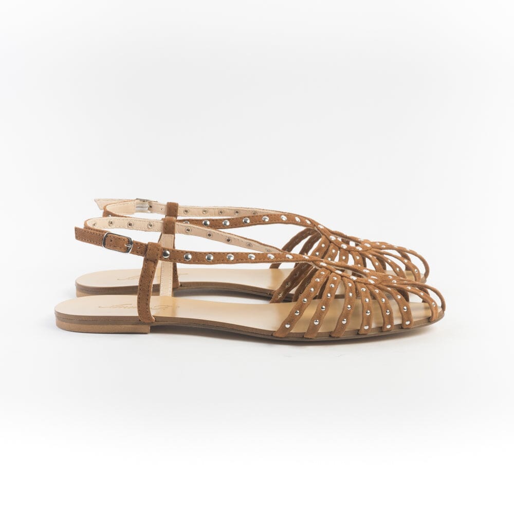 ANNA F. - Sandali 514 - Camoscio Bruciato Scarpe Donna Anna F. 