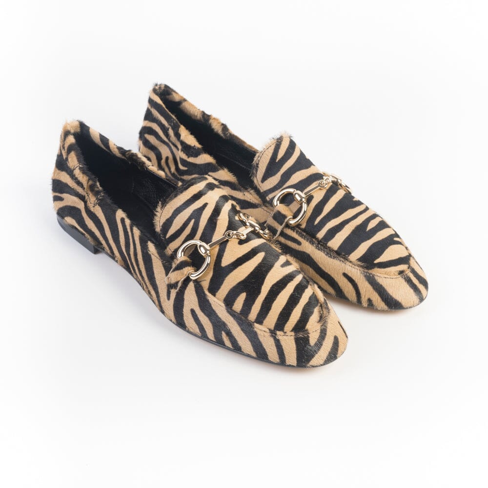 POMME D'OR - Mocassino 0160 - Zebra Cappuccino