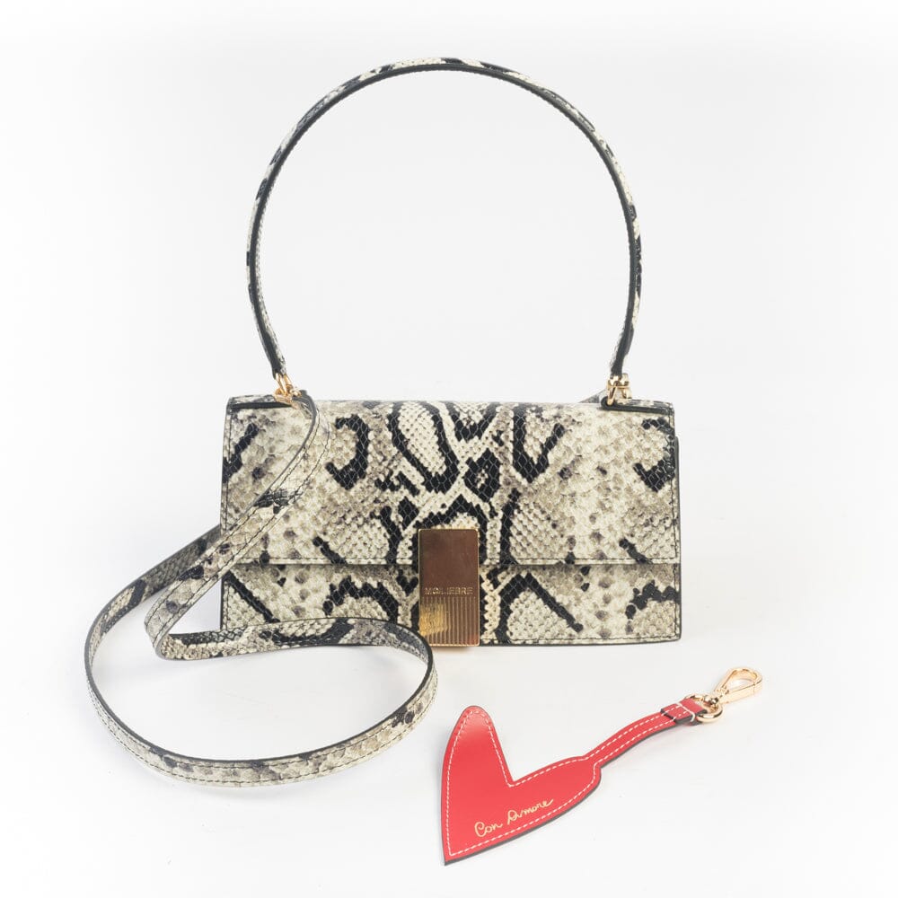 MOULIEBRE - Borsa a mano - Nina - Pitone roccia freddo Borse MOULIEBRE 