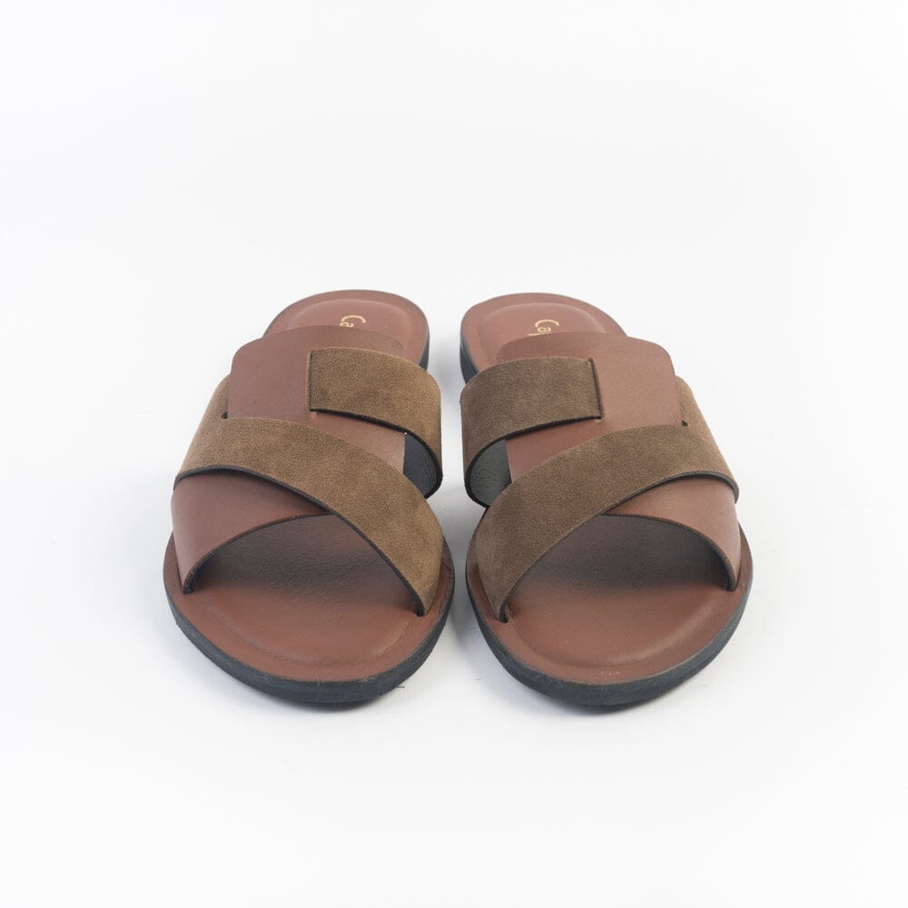 CappellettoShop - Sandali Bassi - 501 - Castagna Moka Scarpe Donna CAPPELLETTO 1948 