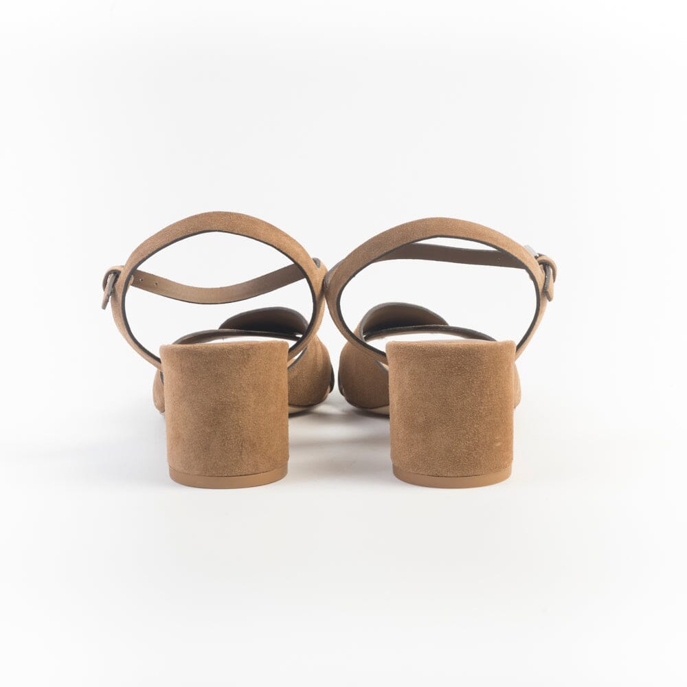 DEL CARLO - Sandali con Tacco - BETTY - 12120 - Camoscio Noce Scarpe Donna DEL CARLO 