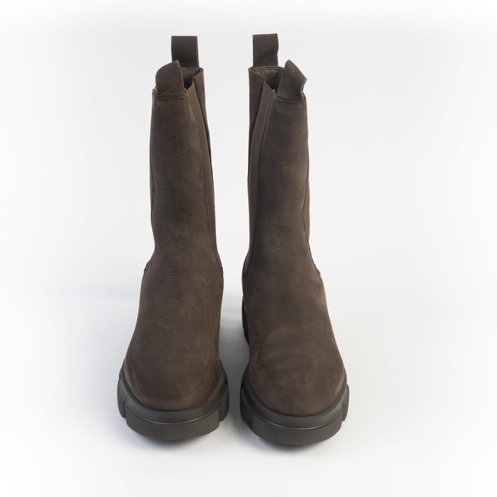 COPENHAGEN - Stivaletto - CPH 500 - Nabuc Choco Scarpe Donna COPENHAGEN 