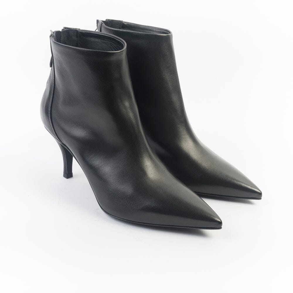CAPPELLETTOSHOP - Stivaletto - Tati 7 - Nappa Nero Scarpe Donna CAPPELLETTO 1948 