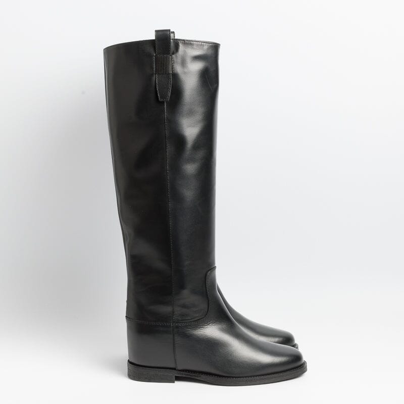 VIA ROMA 15 Boots with internal zip 3983 Santa Monica Black