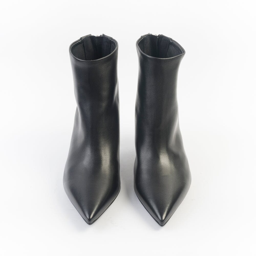 CAPPELLETTOSHOP - Stivaletto - Tati 7 - Nappa Nero Scarpe Donna CAPPELLETTO 1948 