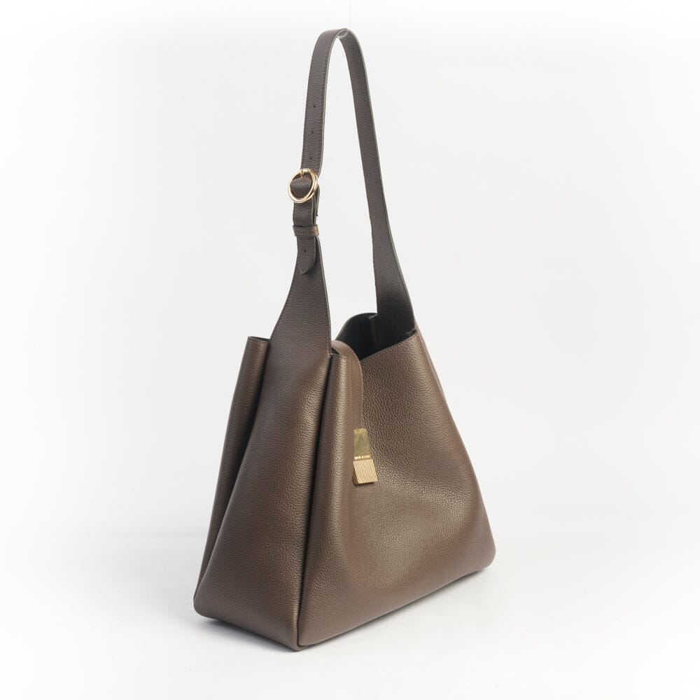 MOULIEBRE - Borsa a spalla - Teresa - Cioccolato Borse MOULIEBRE 