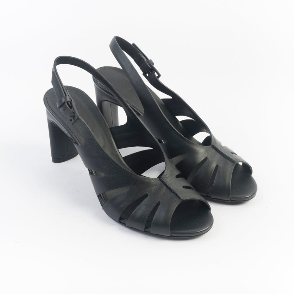 DEL CARLO - Sandali con Tacco - 11923 - Metis - Piuma Nero Scarpe Donna DEL CARLO 
