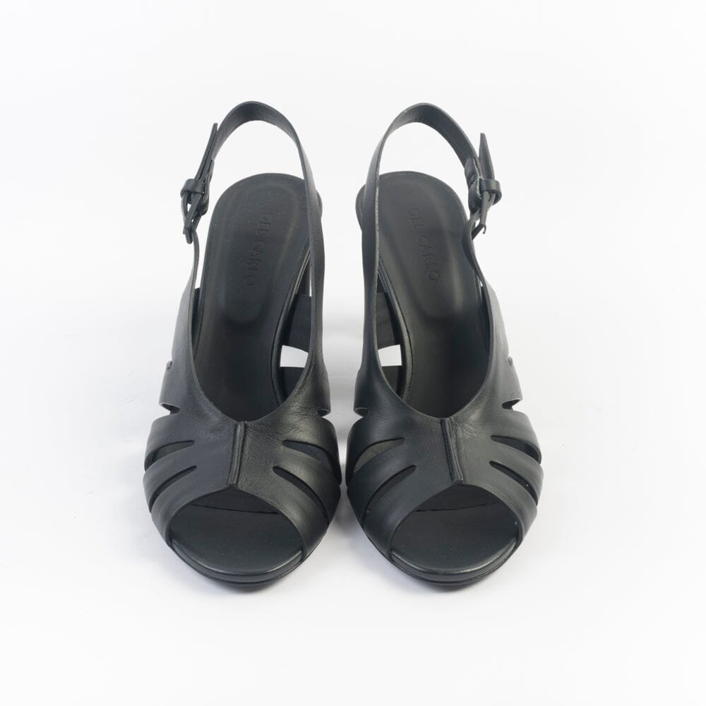 DEL CARLO - Sandali con Tacco - 11923 - Metis - Piuma Nero Scarpe Donna DEL CARLO 