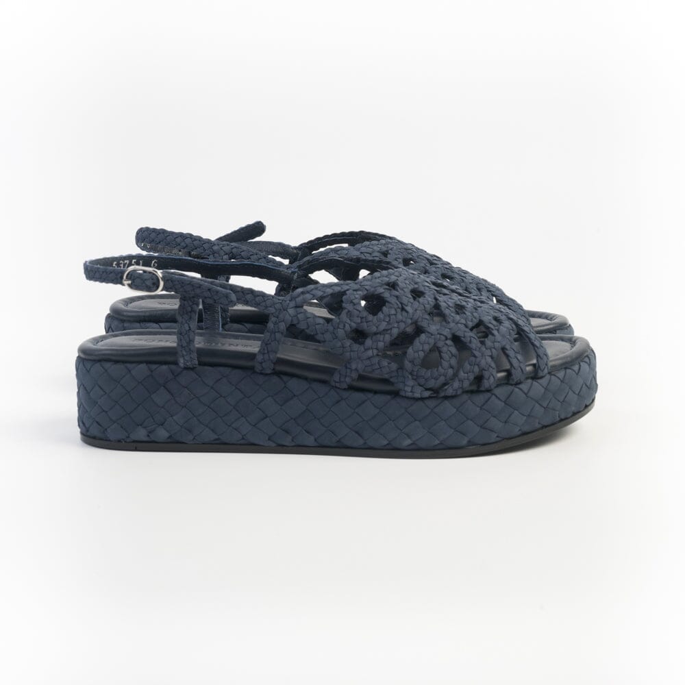 PONS QUINTANA - Sandali Zeppa - FORLI 11252 - Blu Scarpe Donna PONS QUINTANA 