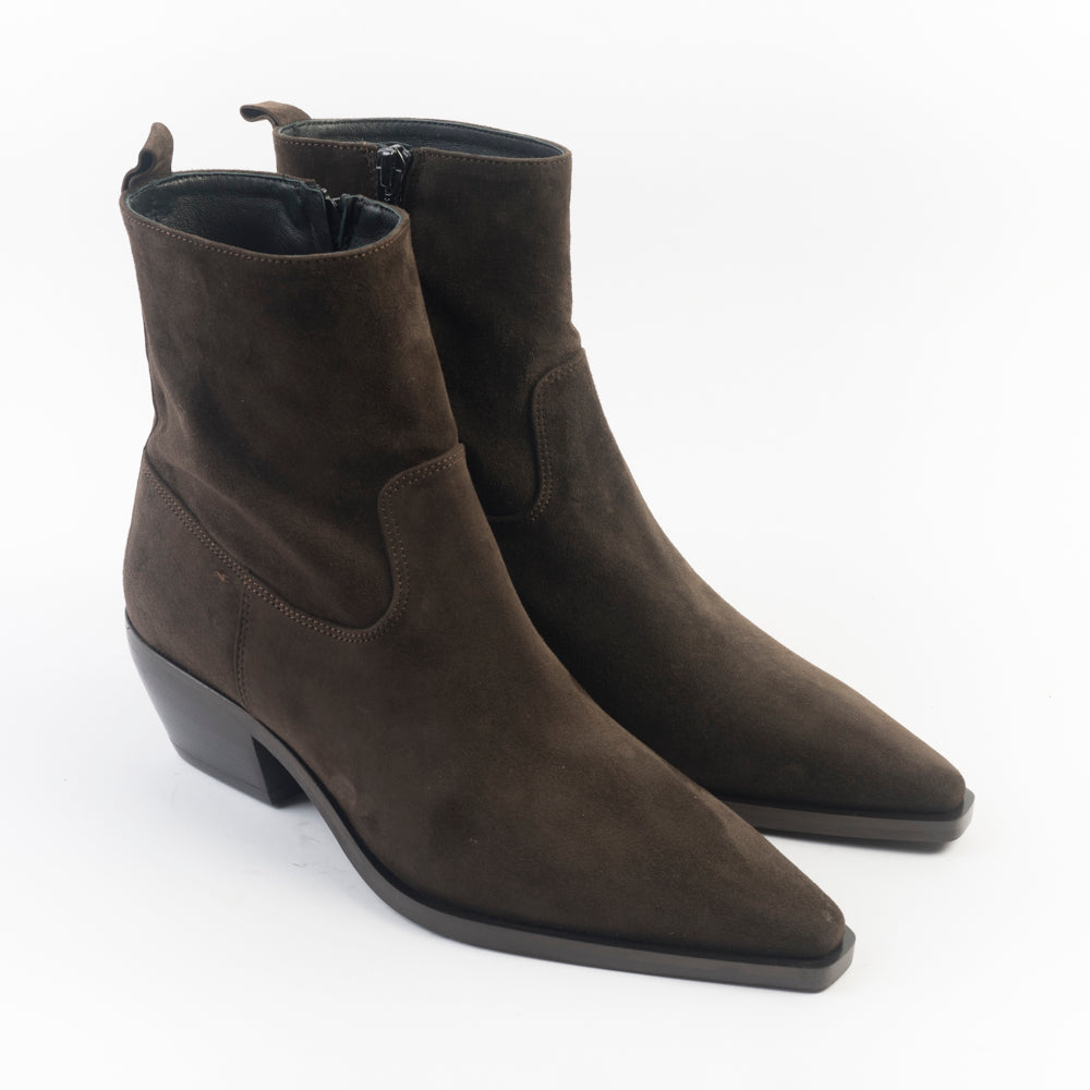 CAPPELLETTOSHOP - Stivaletto Texano - Kira 12 - Velour Testa di Moro