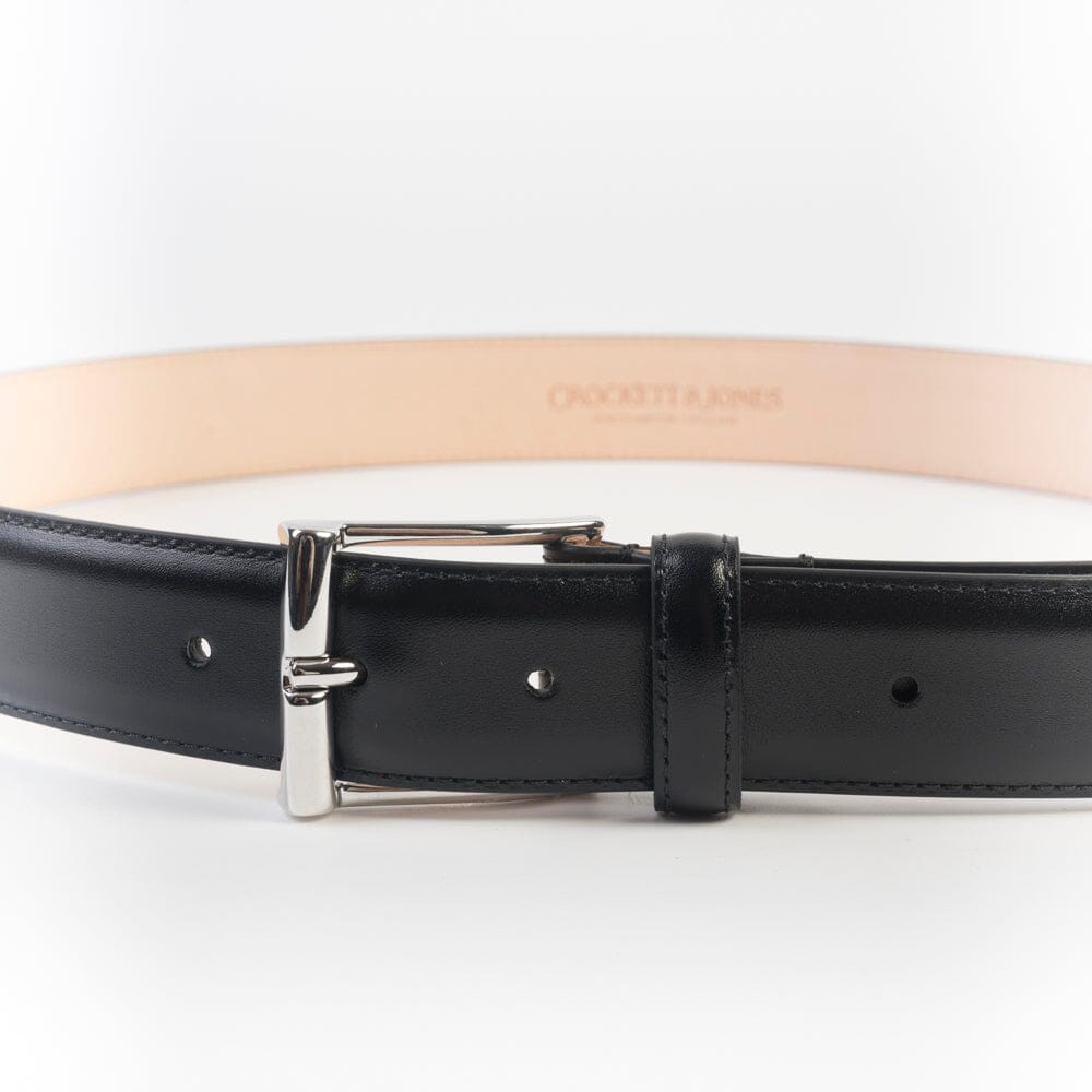 CROCKETT & JONES - Belt - Black Leather